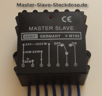 Master Slave Schalter mit Relais